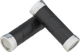 Brooks Slender leather handlebar grips for twist shifters on both sides