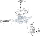 SRAM Ersatzteile X0 3x9 Schalthebel (2006-2012)