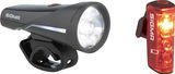 Sigma Aura 100 Front Light + Blaze Link Rear Light LED Set - StVZO approved