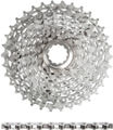 Shimano Set de desgaste cassette XT CS-M770 + cadena CN-HG93 9 veloc.