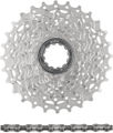 Shimano 105 CS-5700 Cassette + CN-6701 10-speed Chain Wear & Tear Set