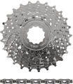 Shimano Kit d'Usure Tiagra/Sora Cassette CS-HG50 + Chaîne CN-HG53 9 vitesses