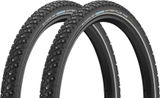 Schwalbe Marathon Winter Plus 26" Studded Wired Tyre Set