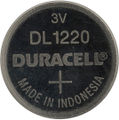 Duracell Lithiumbatterie CR1220