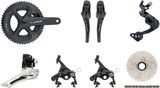 Shimano 105 R7000 Gruppe 2x11 39-53 mit Direct Mount (HR Sitzstrebe)