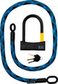 tex-lock Eyelet Kettenschloss + D-lock Bügelschloss