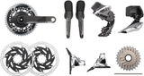 SRAM Red eTap AXS HRD FM Powermeter Gruppe 2x12 33-46 6-Loch Scheibenbremse