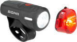 Sigma Aura 45 Front Light + Nugget II LED Rear Light Set - StVZO Approved