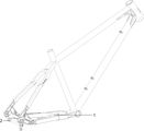 Nicolai Ersatzteile Argon GTB Rahmen