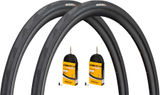 Continental Grand Prix 5000 28" Folding Tyre Set + Race 28 Tubes