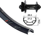 XLC Roue avant FW-A06 26" Disc 6 trous