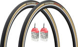 Vittoria Set de 2 cub. pleg- Corsa G2.0 28" c. 2 cám. de aire Competition Latex