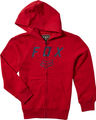 Fox Head Youth Legacy Moth Zip Fleece Sweatshirt