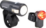 Axa Compactline 20 USB Front Light + Rear Light Set - StVZO approved