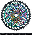 SRAM XX1 Eagle XG-1299 cassette + PC XX1 Eagle chain 12-speed wear set