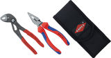 Knipex Set de Pinces Cobra + Pince Universelle Pointue Pochette pour Ceinture