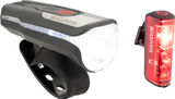 Sigma Aura 80 Front Light + Blaze Rear Light w/ Brake Light LED Set - StVZO