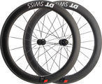 DT Swiss Juego de ruedas con frenos de llanta ARC 1100 DICUT 62 Carbon 28"