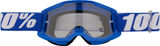 100% Máscara Strata 2 Junior Goggle Clear Lens