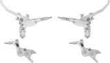 Hope Tech 4 V4 Front+Rear Disc Brake Set w/ Steel Braided Hose