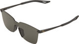 100% Legere Square Smoke Sunglasses