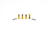OAK Components M6x16 Titan Schrauben Set für Scheibenbremsadapter