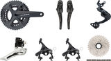 Shimano 105 R7000 Gruppe 2x11 34-50 mit Direct Mount (HR Sitzstrebe)
