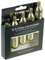 Topeak CO2 Replacement Cartridges with Thread - Set of 5
