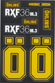 ÖHLINS Sticker set for RXF36 suspension fork