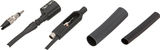 SON Boîtier de Raccordement Coaxial avec Fiche, Adaptateur et Câble