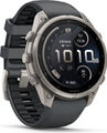 Garmin fēnix 9 Pro – inReach AMOLED Titan 47 mm Multisport-Smartwatch