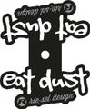 rie:sel design Autocollant pour Trou de Valve Gravel Eat Dust 40 mm
