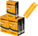 Continental Tour 28 All Inner Tube Set - 5 Inner Tubes + 2 Free Tyre Levers
