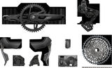 SRAM Grupo de potenciómetro Rival E1 Wide XPLR AXS 1x13 velocidades