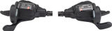 microSHIFT Manetas de Cambios Mezzo Thumb-Tap de 3 × 8 Velocidades