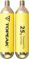 Topeak CO2 Ersatzkartuschen mit Gewinde 25 g - 2 Stück
