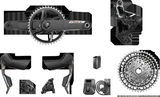 SRAM Grupo Powermeter Force E1 Wide XPLR AXS 1x13