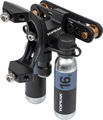 Topeak Tri-BackUp Elite 2 Flaschenhalter mit Nano AirBooster Kartuschenpumpe
