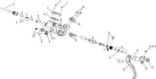 Pièces Détachées pour Étrier de Frein Code (2008-2010)