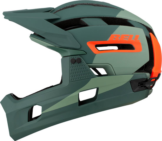 Bell Super Air R MIPS Helmet - matte-gloss green-infrared/55 - 59 cm