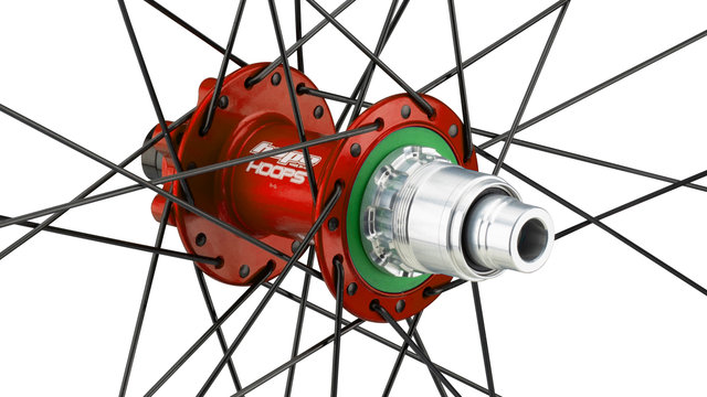 Hope Juego de ruedas Pro 4 + Fortus 30 Disc 6 agujeros 29" Boost - red black | SRAM XD | Boost | 148 mm | 110 mm | Boost | 29" | 110 mm | SRAM XD | 110 mm | 148 mm