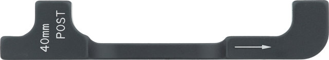 Avid Adaptateur de Frein à Disque +40P pour PM en PM - noir/Post Mount/200 mm, 180 mm