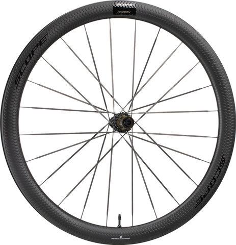Scope Cycling Juego de ruedas Artech 4 Disc Center-Lock 28'' - black | 142 mm | 100 mm | 28" | Shimano carretera