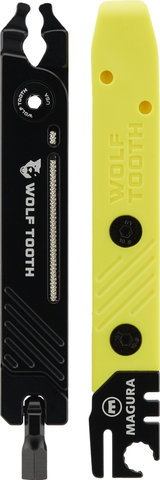 Magura Trail Tool Multitool c. alicates univer. Wolf Tooth 8-Bit Pack Pliers - negro-amarillo