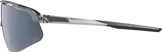 Alpina Turbo Pro Q-Lite Sports Glasses - grey transparent gloss | mirror silver