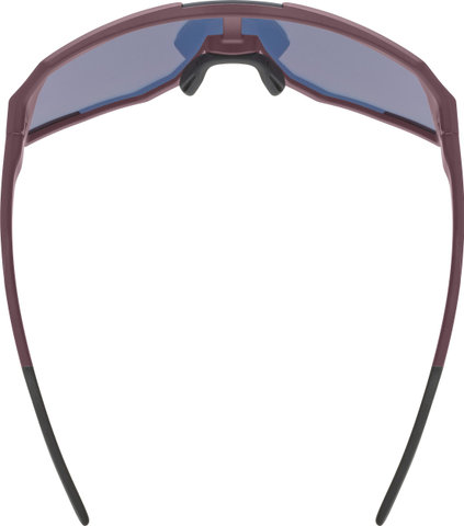 uvex Sequence CV Glasses - burgundy matt | mirror red