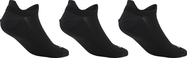GripGrab Classic No Show Summer Socks 3-Pack - black/41 - 44