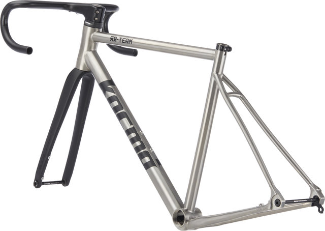 KOCMO RR Team Disc Titan Road Rahmenkit - titan satin/54 cm, 105 mm × 39 cm