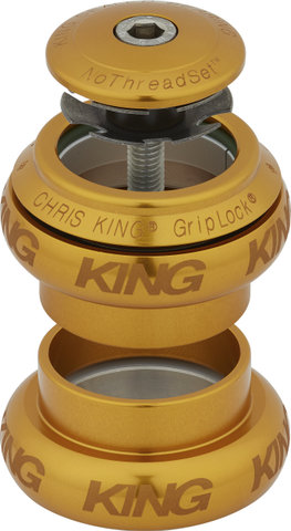 Chris King Jeu de Direction NoThreadSet Sotto Voce EC34/28,6 - EC34/30 GripLock - gold/1 1/8"/EC34/28,6 - EC34/30