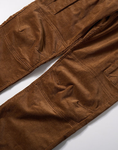 Loose Riders Pantalon Cargo à Côtelures District - rust/M